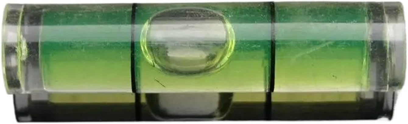 100pcs 8 * 35mm Acrylic Spirit Level Bubble Cylindrical Levels for Wall Hanging Pictures Frame accessories(20cm)