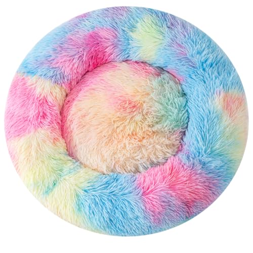 Fhodigogo Katzenbett Flauschig Katzenkorb Hundebett Kleine Hunde Katzen Bett Hundekissen Hundekorb Dog Bed Katzenkörbchen Katzenkörbchen Hundekissen Kleine Hunde Für bis 3kg Pet