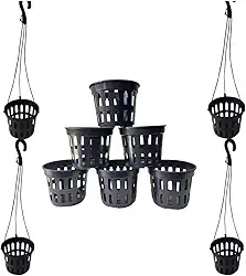 Kit 30 Vasos Vazados P/Plantas Orquídeas Pote 15+30 Hastes