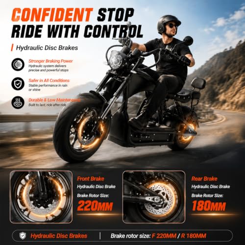 Eahora M1P Pro 6000W Electric Motorcycle