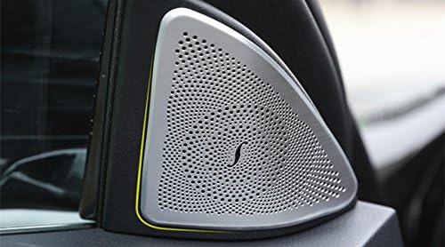 Interior Car Door Audio Speaker Frame Trim Cover 2pcs for Mercedes-Benz S Class W222 2014-2019