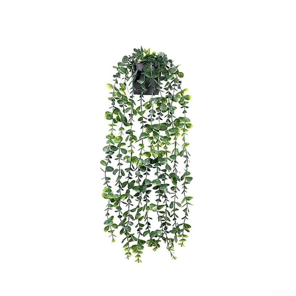 Planta artificiale da appendere, verde, 55-85 cm, resistente alle intemperie (green white)