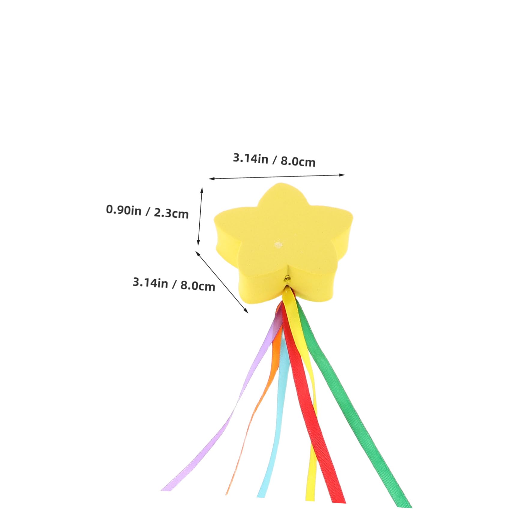 STOBAZA 2Pcs Star Shaped Car Roof Antenna Toppers Lightweight Secure Vehicle Decorations Easy Installation Exterior Accessories for Outdoor Travel Daily Use