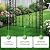 Hitgrand Garden Arch with Gate 83 Inches Tall, Heavy Duty Metal Iron Arbor, Black Archway for Weddings Courtyard Cast Trellis for Roses & Climbing Plants Patio & Garden Decor