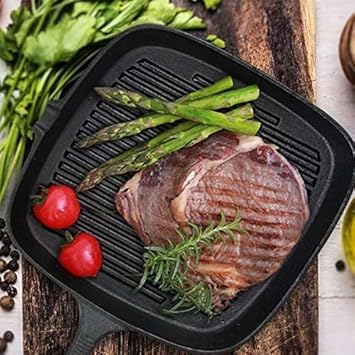 Amazon Co Jp フライパン 焦げ付き防止ステーキフライパン ステーキ グリル鍋 フライパンハンドル キッチン用のひだ ロースト 調理済み ステーキ 焦げ付き防止 スポーツ アウトドア