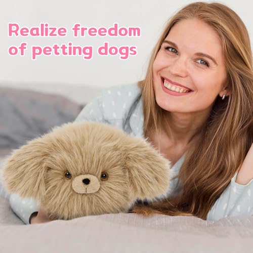 MaoGoLan Dog Stuffed Animal – Ultra Soft 23" Puppy Plush Toy for Girl Boy Kid - Large Tail Dog Plush Stuffy Birthday Children's Day Gift for Daughter Son, Baby Shower Holiday Party Decor — view 2