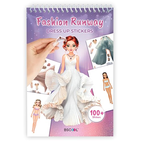 Sticker Dress Up Fashion Runway - Sticker Activity Book for