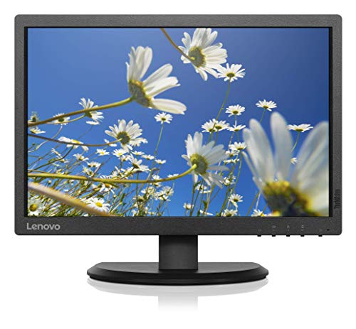 Image of Lenovo Thinkvision E2054 19.5 Inch LED Backlit LCD Monitor - HD, IPS Panel with VGA, Black