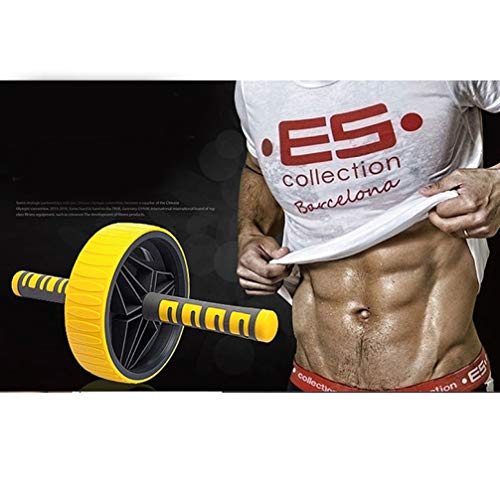 IMIKEYA Rolo de roda abdominal durável com uma roda, rolo de exercícios e rodas, dispositivo de trei