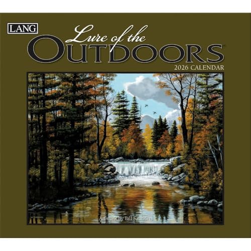 Lang, Lure of the Outdoors 2026 Wall Calendar by Bill Saunders, 13.4'' X 12'', 12-Month Calendar with Stapled Binding