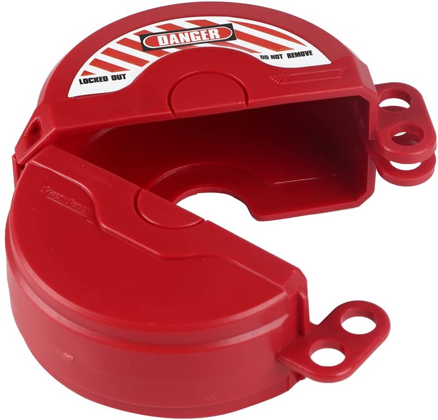 Gate Valve Lockout High Strength Foldable Industrial Pipe Valves Lock for Safety Management of Hazardous Liquid and Gas
