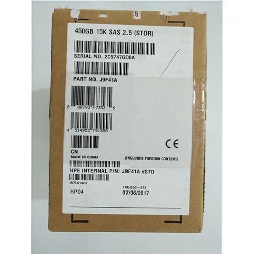 Per 2.5 12 Per Interno Per Server Per J9F41A 787641-001 15000 RPM hdd 64 MB 450 GB sas