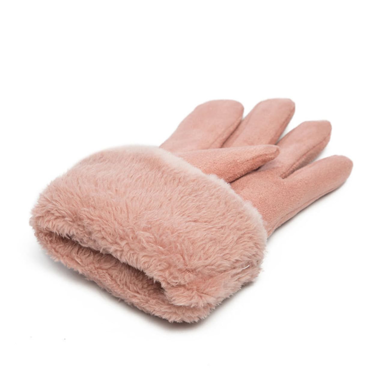 LIFKOME 3pares Guantes De Mujer Pantalla Táctil Guantes De Invierno Cálidos Lazo De Accesorios De Moda Color Rosa Para Actividades y