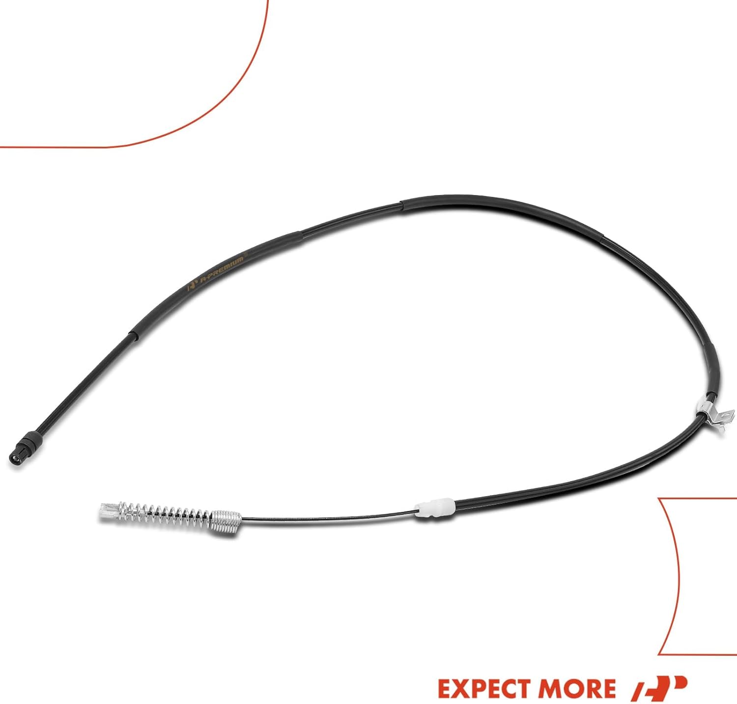 A-Premium Rear Driver Side Parking Brake Cable Assembly Compatible with Chevrolet, GMC Models: Silverado 2500 HD 2006-2009, Silverado 2500 HD Classic 2007-2007, Sierra 2500 HD, Sierra 2500 HD Classic