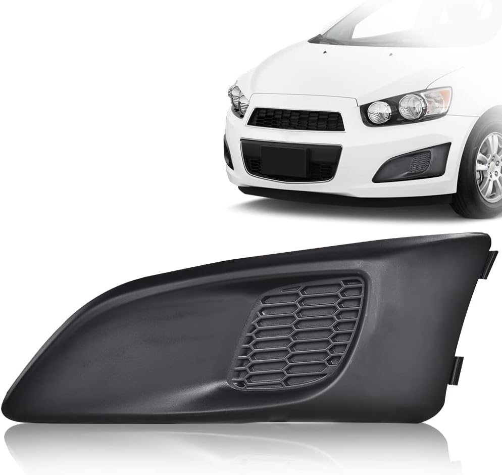 CHEDA Fog Light Covers Compatible with Chevy Sonic 2012-2016 Driver & Passenger Side 1 Pair Set of 2