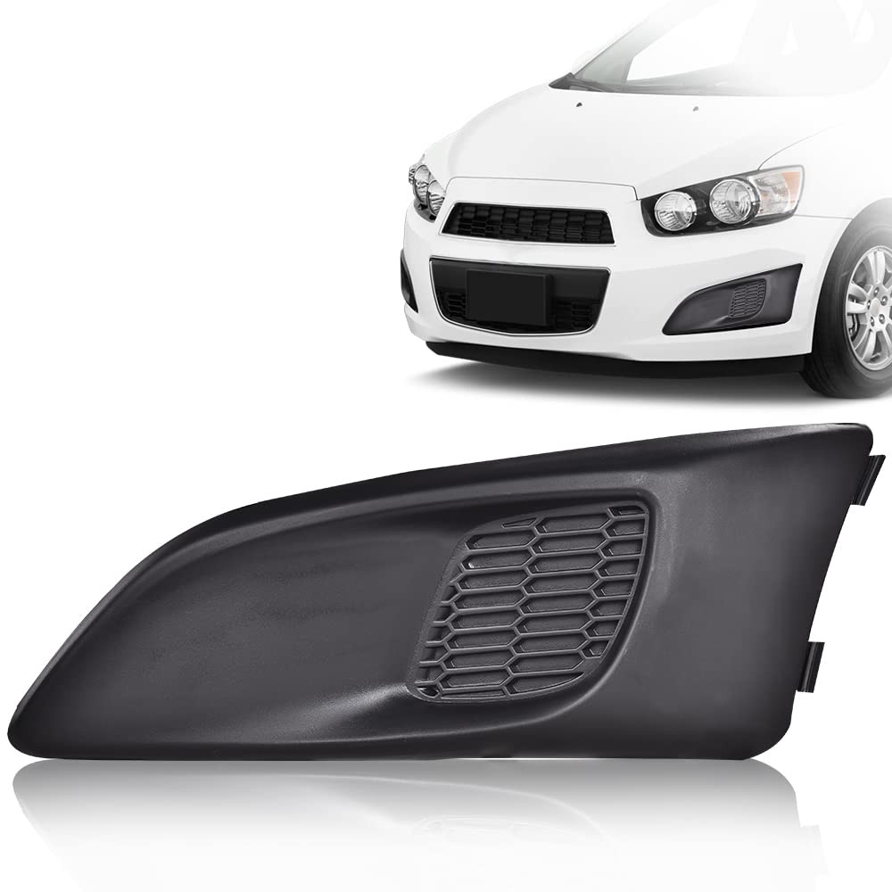 CHEDA Fog Light Covers Compatible with Chevy Sonic 2012-2016 Driver & Passenger Side 1 Pair Set of 2