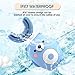 GASLIKE Kids Toothbrush Electric, U Shaped Ultrasonic Automatic Toothbrush with 2 Brush Heads, Six Cleaning Modes, Cartoon Modeling Design for Kids, Special for Birthday Gift (Blue, 2-7Age)