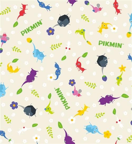 Amazon | キャラクター生地・【薄ベージュ】ピクミン《PIKUMIN