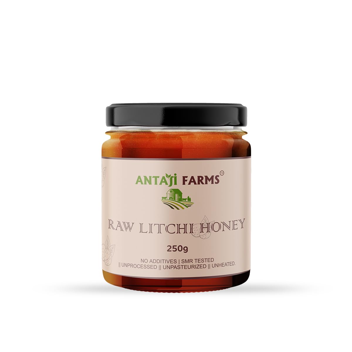 ANTAJI FARMS Raw Litchi Honey Pure and Natural, Unprocessed & Unpasteurized Healthy Honey Sealed Packed Reusable Airtight Jar (250 gm) (B0C9QN841D) Amazon Price History, Amazon Price Tracker
