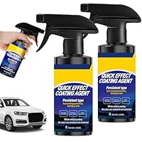 Car Ceramic Coating Spray Car Polish, 2025 New Advanced Car Quick-acting Coating Agent, 3 in 1 Auto Ceramic Spray for Shine and Protection, Multi-functional Cars Wax Polish (120ml*2)