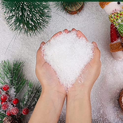 200g Weihnachten Künstliche Gefälschte Schneeflocken Dekorative...