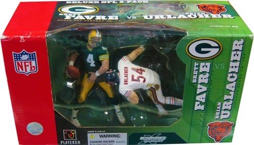 Brett Favre & Brian Urlacher Unsigned McFarlane Statues