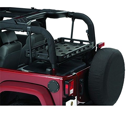 Bestop 4143701 Lower Cargo Rack Bracket System for 2003-2018 Wranglers, excludes Unlimited