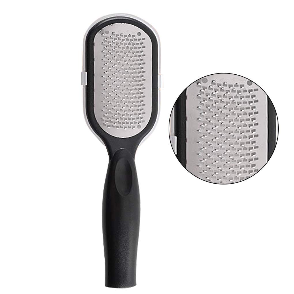 Juego de 10 escofinas de callos para pies, herramientas de pedicura, accesorio de pedicura, para mujeres y hombres, eliminación de piel muerta dura, limas de frotamiento, color negro