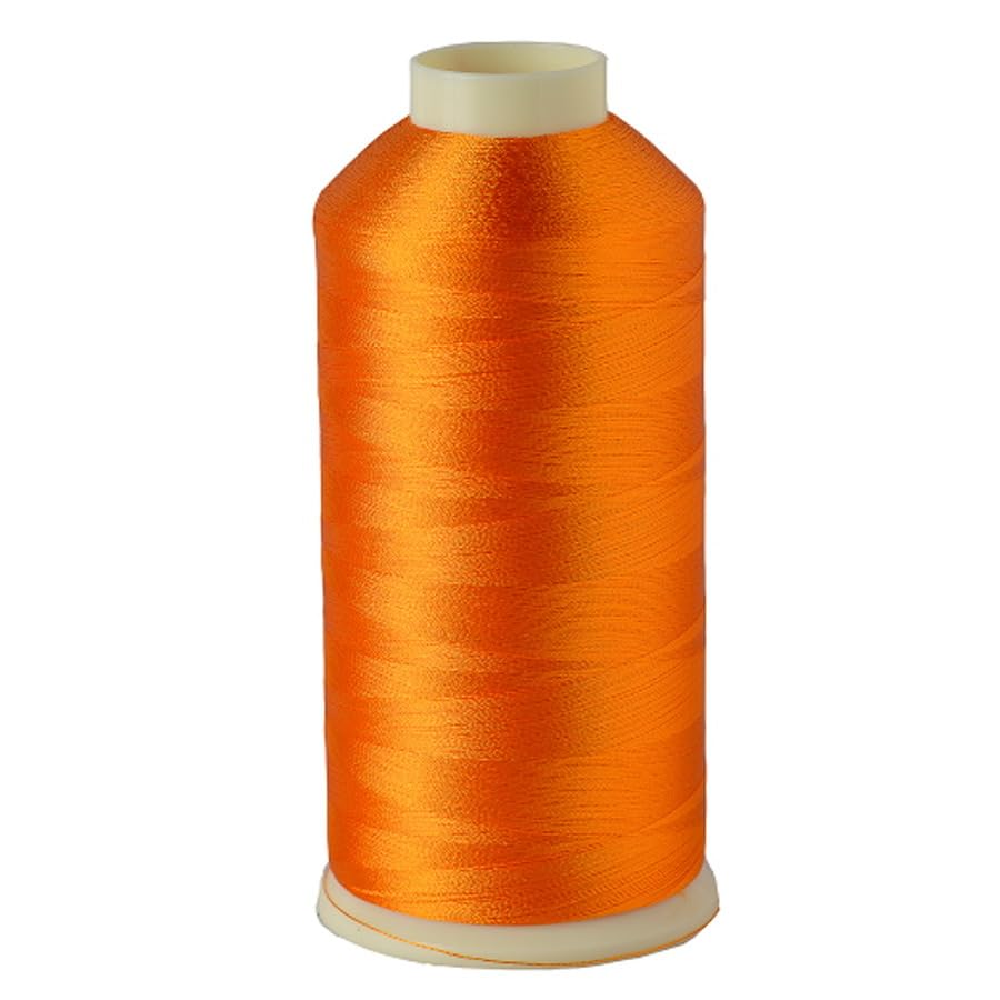 Marathon Embroidery Machine Thread 1,000m Rayon in a Choice of Colours (Orange 1190)