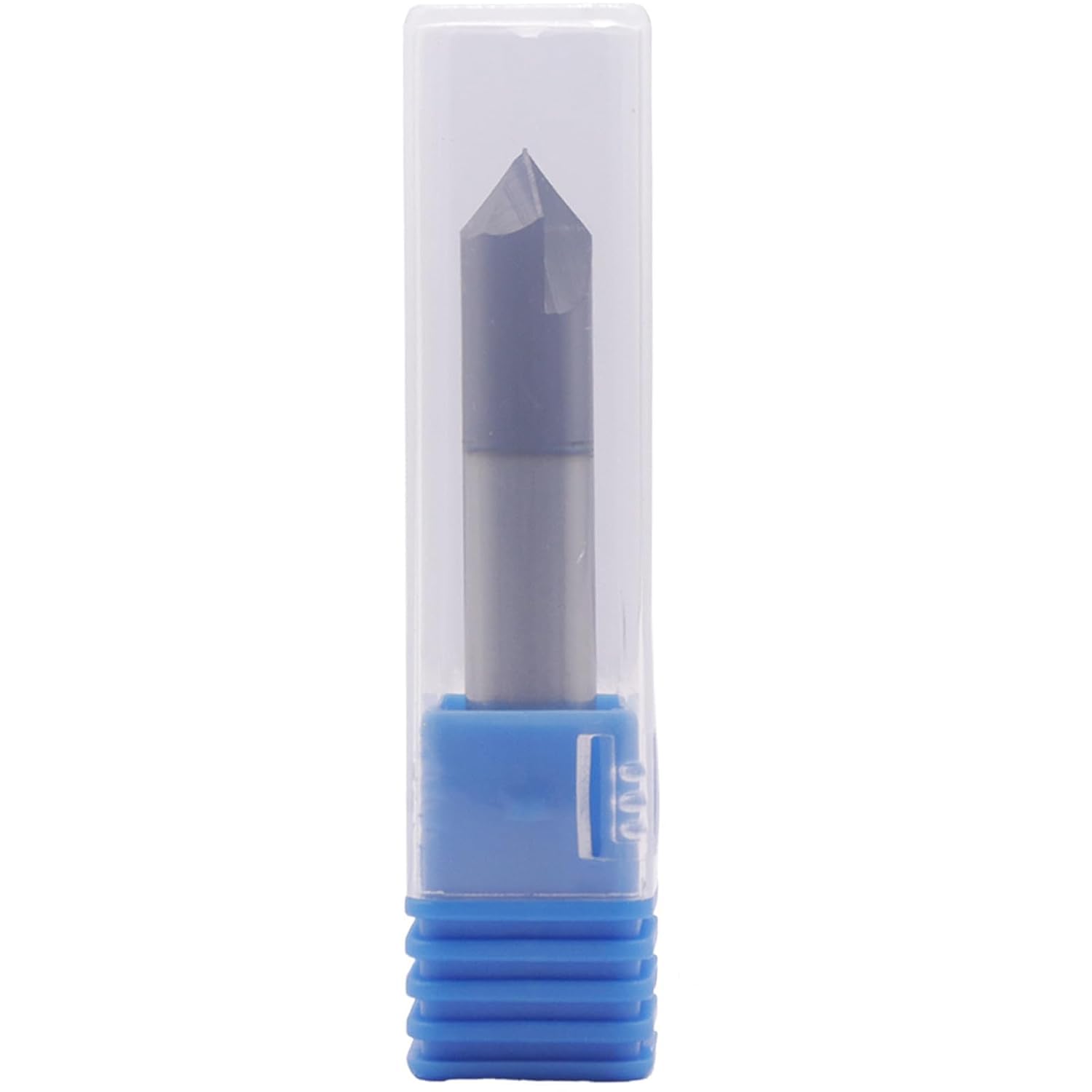 BestParts Fresa de extremo de carburo sólido de alto rendimiento, fresa de chaflán – doble extremo – revestimiento AlTiN, 2 flautas, ángulo de chaflán de 90°, diámetro de corte de 3/8 pulgadas