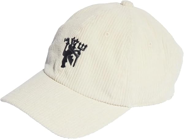adidas Manchester United FC Adjustable Fit Corduroy Third Baseball Cap Off-White