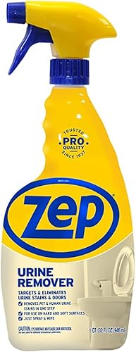 Miniatura 5 de Zep Removedor de orina de 32 onzas (caja de 12) apunta y elimina olores y manchas de orina