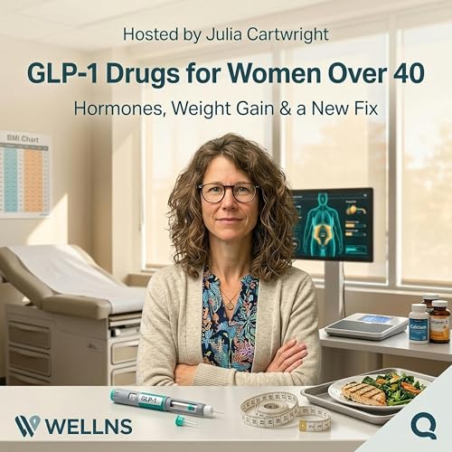 『GLP-1 Drugs for Women Over 40 - The Midlife Metabolism Mystery』のカバーアート
