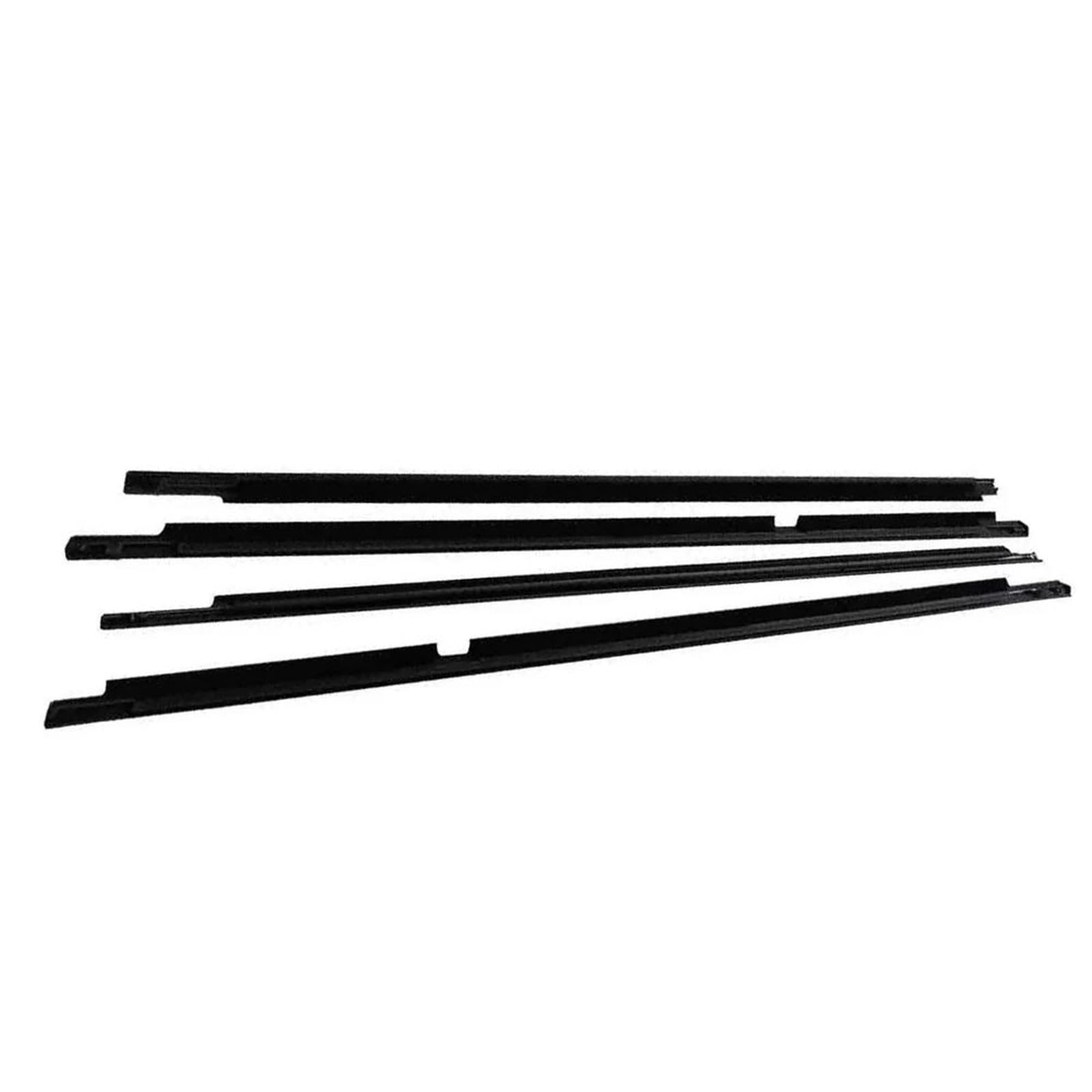 Yuqudgelky Black For Toyota For Land For Cruiser Lc100 1998-2007 Window Weatherstrips Side Door Glass Seal Belts Moulding(Black)
