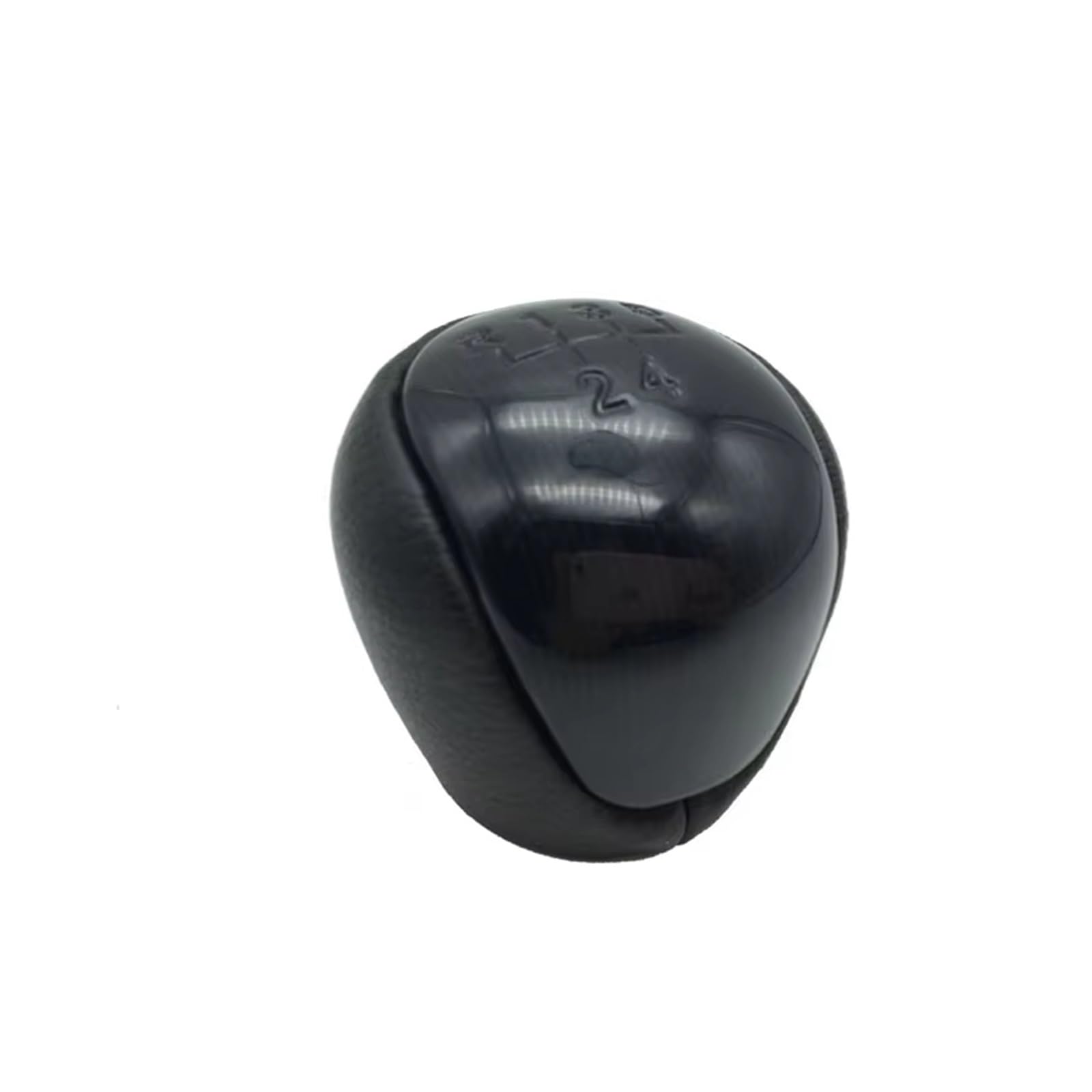 GHQFROP Transmission Gear Shift Knob for Kia for Forte for Soul 5 6 Speed Manual MT Shifter Lever Head Handball Shift Gear Knob Car Gear Stick Knob(5s Black)