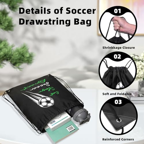 24 Pcs Soccer Basketball Bags & 24 Pcs Ball Bracelets, Draw String Bags Pack Bulk for Kids Sports Party Favors3