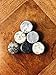 Sea Stones- 9-Piece Set - Full Sized Upcycled Granite Whiskey Chilling Stones- On the Rocks Set Includes 2 Monogrammable Tumblers with Wooden Presentation Tray - Made in the USA with Granite from NH