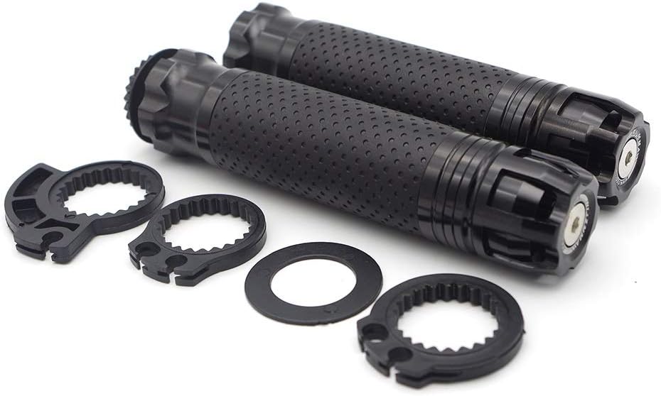 Motorcycle Handle Grips Racing Handlebar CNC 22mm 7/8" Cafe Racer for Honda for Forza 125/250 /300 for Forza125 for Forza250 for Forza300 Handle Grip (Color : Red)