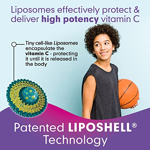Lipo-Sachets Kids Liposomal Vitamin C Gel - Blackcurrant Flavor Kids Vitamins C. Gentle Vitamin C Supplement For Childrens Immune Support Natural No Added Sugar Liquid Vitamin C For Kids 30 Pack 500mg - Image 5