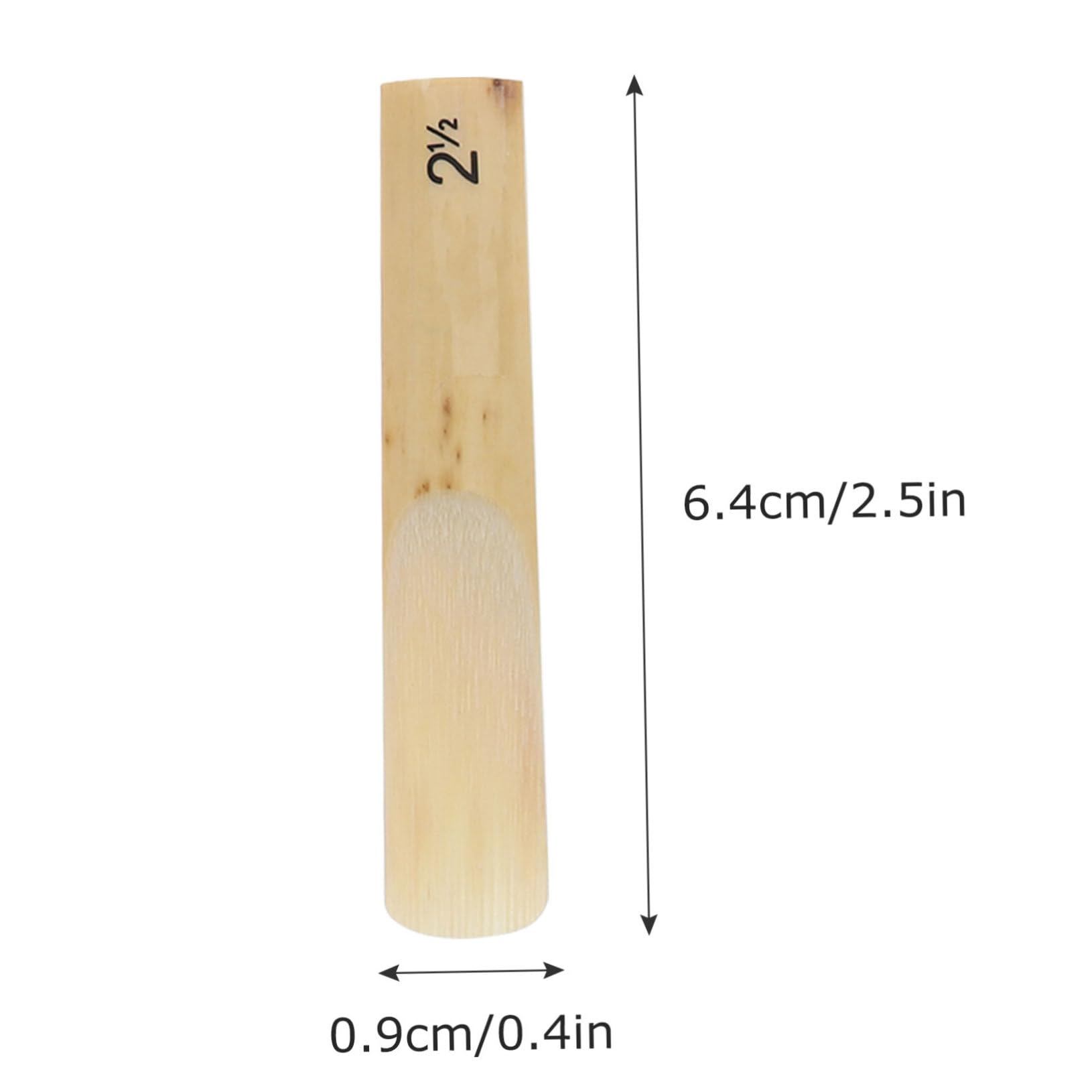 FUNOMOCYA 10Pcs Saxophone Reeds Strength for Saxophone Traditional Reeds with Transparent Case for Beginners and Various Performance Occasions