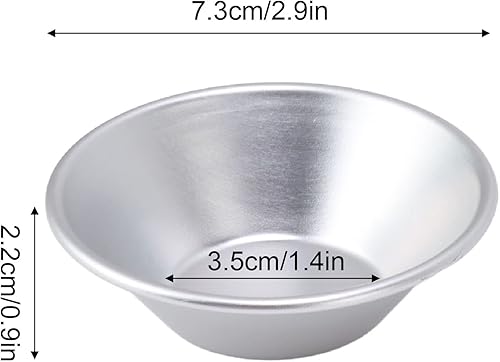 Miniatura 3 de 25 moldes para tartas de huevo para hornear, mini moldes para hornear, taza de lata Puto para hornear, magdalenas, cupcakes, galletas, molde para