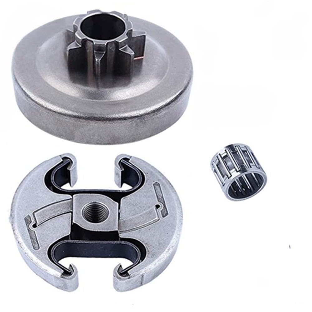 3/8" Picco 6T Tambour d'embrayage pour tronçonneuse MS192T, MS193T, MS194T, MS200, MS200T, MS201 - Assemblage disque passif argent