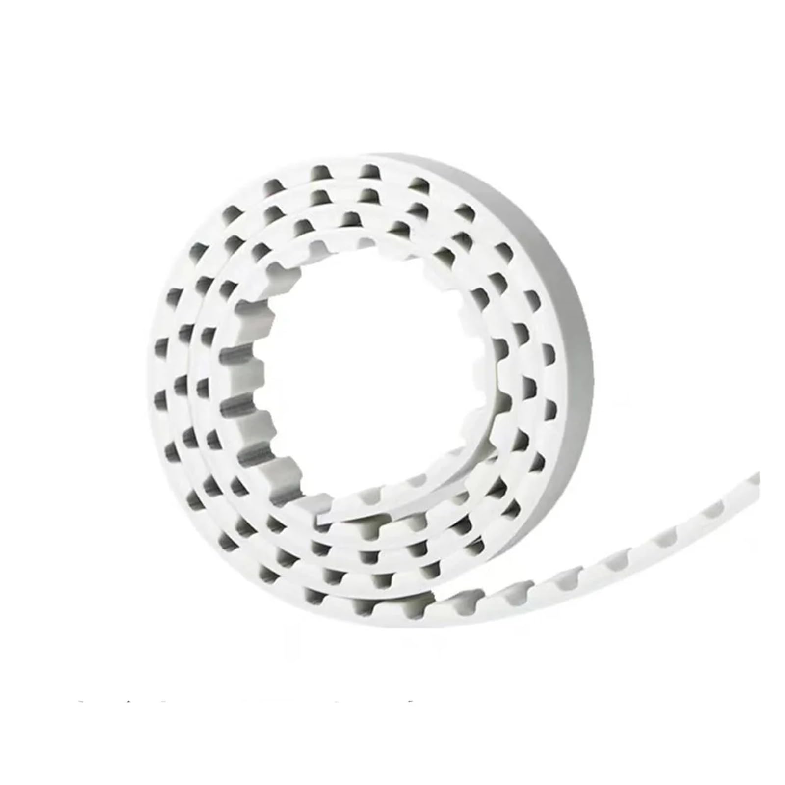 Correas transmisión Correa Abierta PU T5 Blanca Ancho: 20 mm Correa Síncrona Abierta Poliuretano T5 Correa distribución para moto