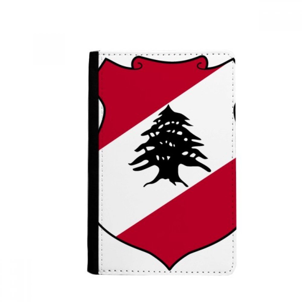 Lebanon Asia National Emblem Passport Holder Notecase Burse Wallet Cover Card Purse