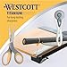 Westcott Titanium Bonded Scissors With Soft Handles, 7