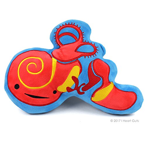 I Heart Guts Inner Ear Plush - Now Hear This - 12