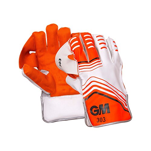 Buy GM 303 Leather Cricket Wicket Keeping Gloves for Mens, Size Youth
