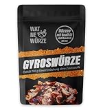 WAT NE WÜRZE Gyrosgewürz 750 g | Griechische Gewürze für Gyros, Souvlaki, Döner, Bifteki, Kebab und Shawarma | Gewürzmischung zum Grillen und Braten für mediterrane Fleisch Gerichte