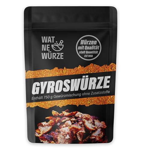 WAT NE WÜRZE Gyrosgewürz | Griechische Gewürze für Gyros, Souvlaki, Döner, Bifteki, Kebab und Shawarma | Gewürzmischung zum Grillen und Braten für mediterrane Fleisch