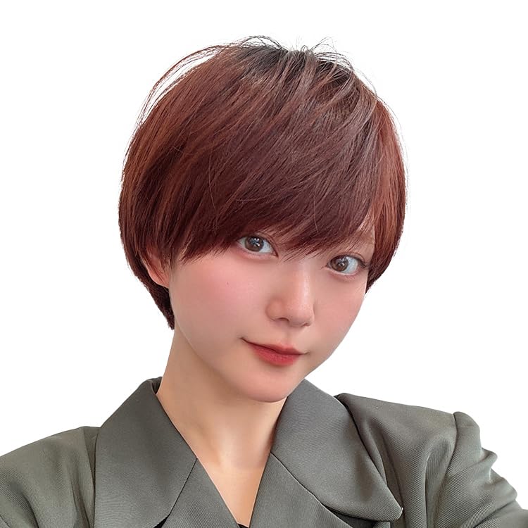 plumeウィッグ　ブラウン　ショート　フルウィッグ plumeウィッグ ブラウン ショート フルウィッグ